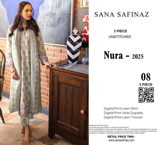 Sana Safina 3pc Lawn Voile Dupatta
