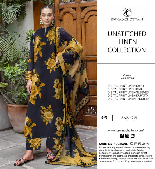 ZAINAB CHOTTANI 3PC LINEN