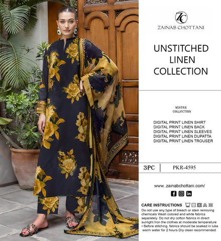 ZAINAB CHOTTANI 3PC LINEN