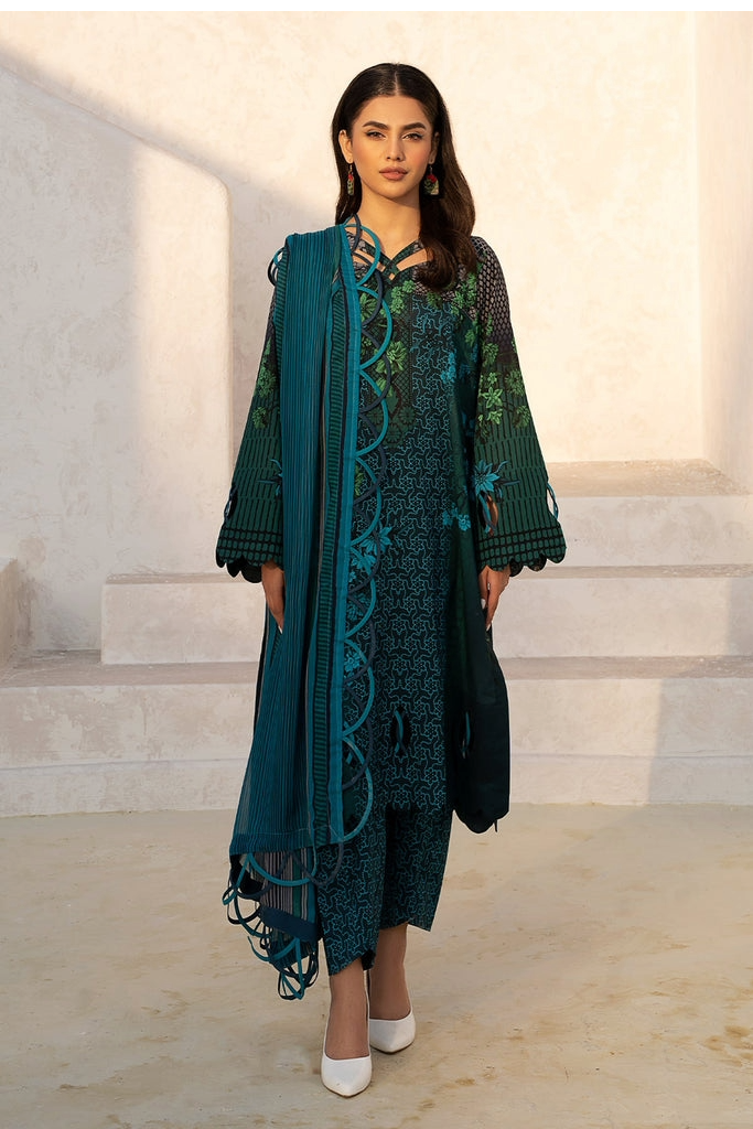 CHARIZMA 3PC LAWN CHIFOON DUPATTA