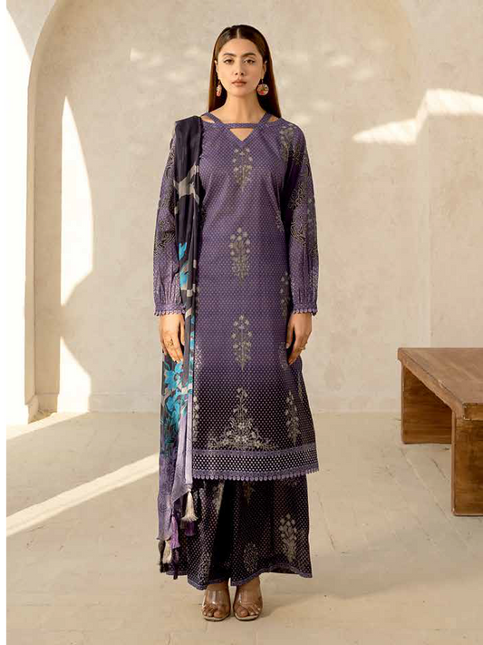 CHARIZMA 3PC LAWN CHIFOON DUPATTA