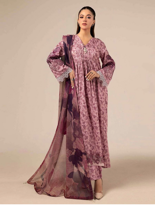 Nishat 3pc Lawn Voile Dupatta