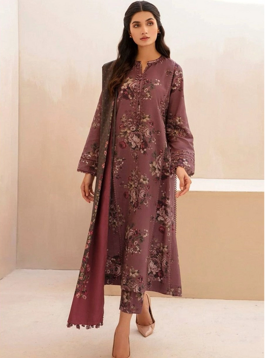 Nishat 3pc Lawn Voile Dupatta